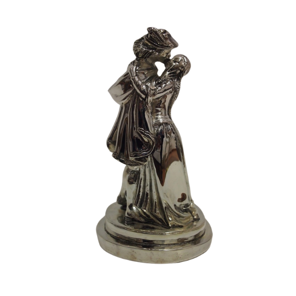 PAREJA BESANDOSE PLATINA 16 CMS.