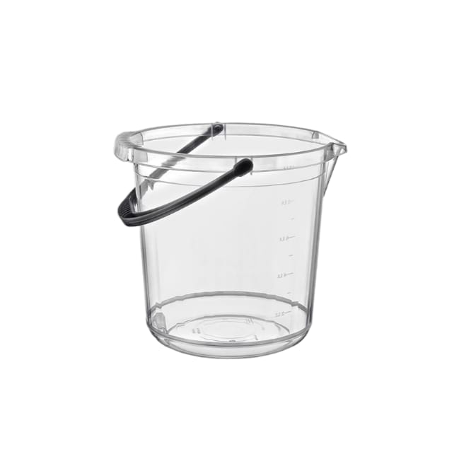 BALDE TRANSPARENTE 10 LT.