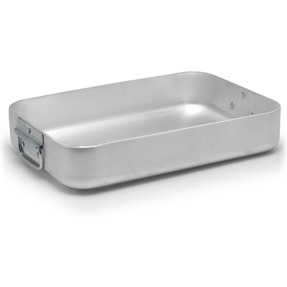 ASADERA RECTANGULAR ALTA REFORZADA 40x28x 8 CMS.