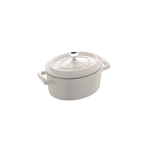 CACEROLA OVAL HIERRO BLANCA  - 29 CMS.