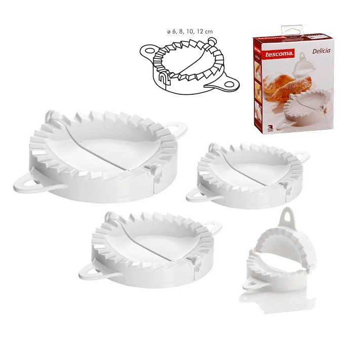 MOLDE PARA EMPANADAS  - 4 UNIDADES