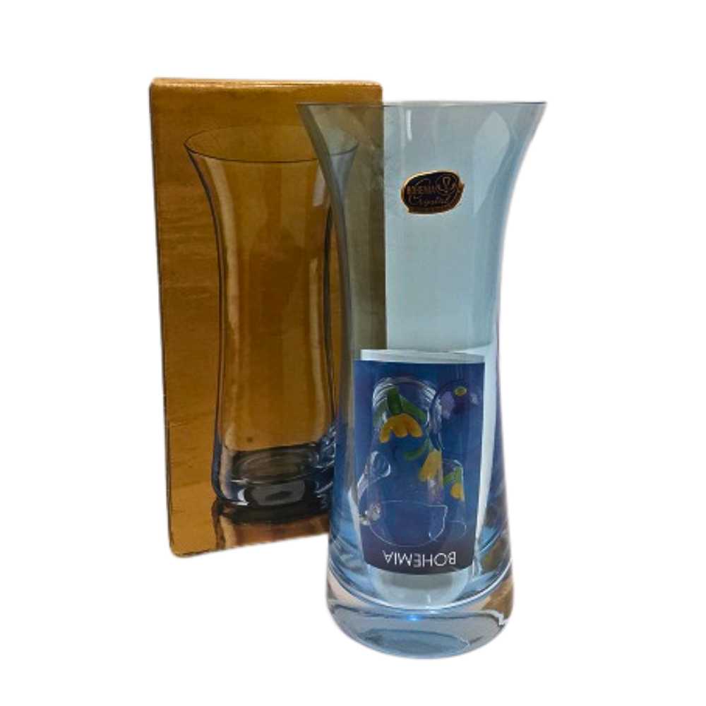 FLORERO FONTANA BLUE  - 19 CMS.