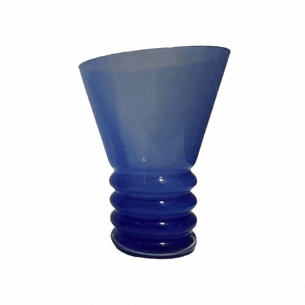 FLORERO COMO BLUE  - 25 CMS.