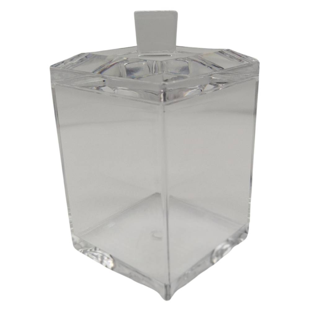 CAJA RECTANGULAR CON TAPA - ACRILICO - 11 x 9 CMS.
