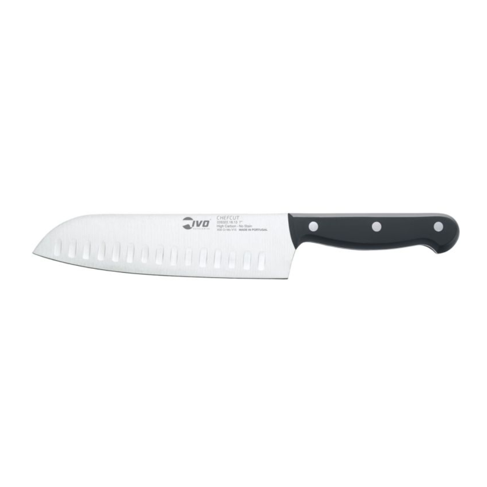 CUCHILLO PROFESIONAL tipo SANTOKU 18cm UNIBLOCK IVO