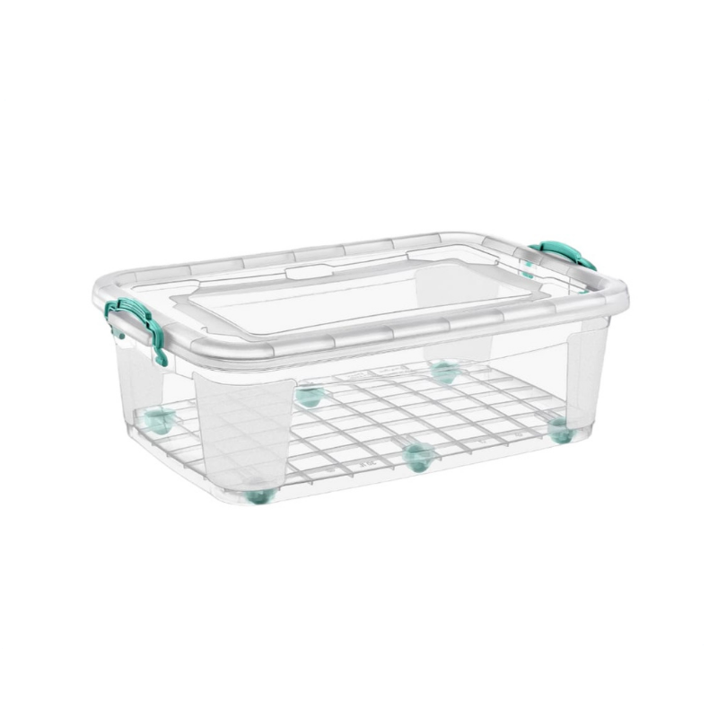 CAJON ORGANIZADOR CON RUEDAS Y TRANCA  - 60 x 40 x 20 CMS. � 30 LT.