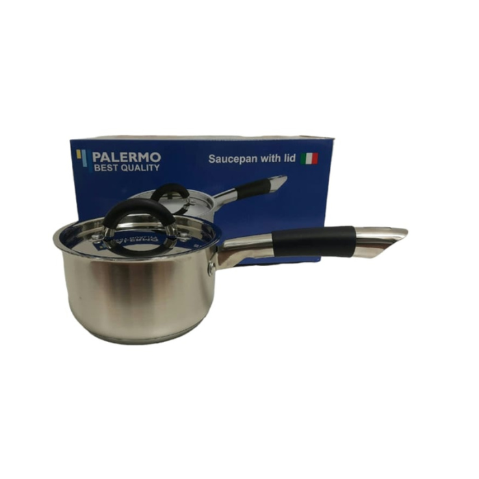 CACEROLA CON CABO - ACERO INOXIDABLE 16 CMS.