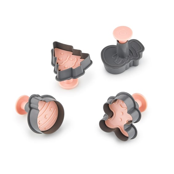 MOLDE GALLETITAS NAVIDE�OS X 4 