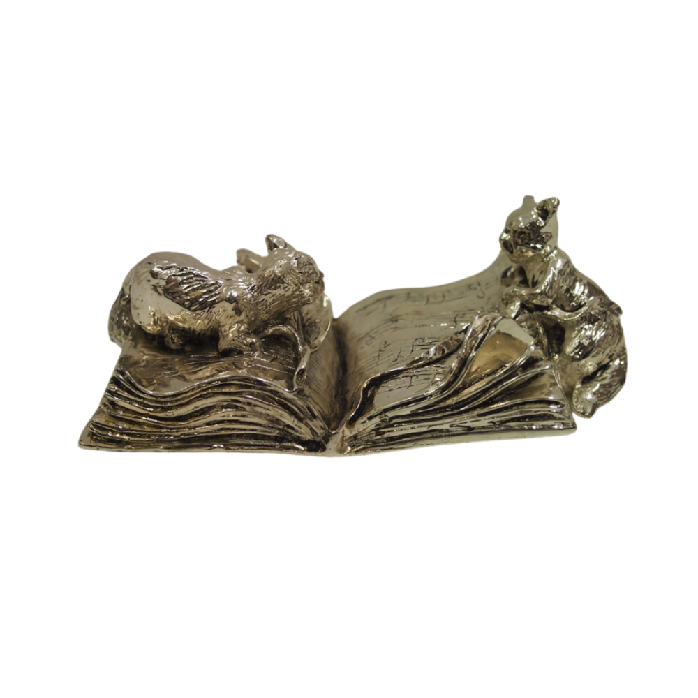 LIBRO CON PENTAGRAMA PLATINA 15 CMS.