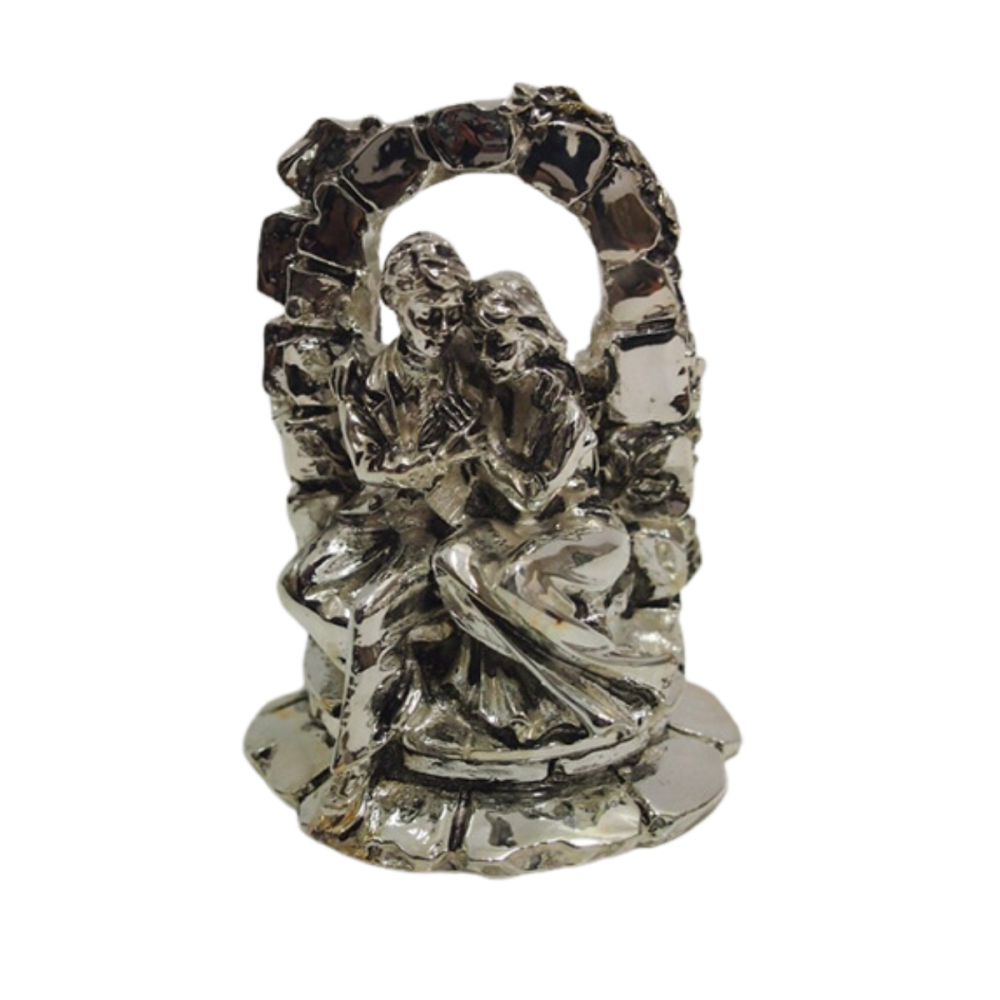 PAREJA EN EL ALJIBE PLATINA 12 CMS.