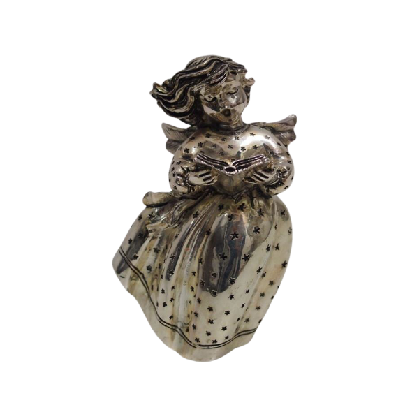 ANGELITA CON LIBRO PLATINA 13,50 CMS.