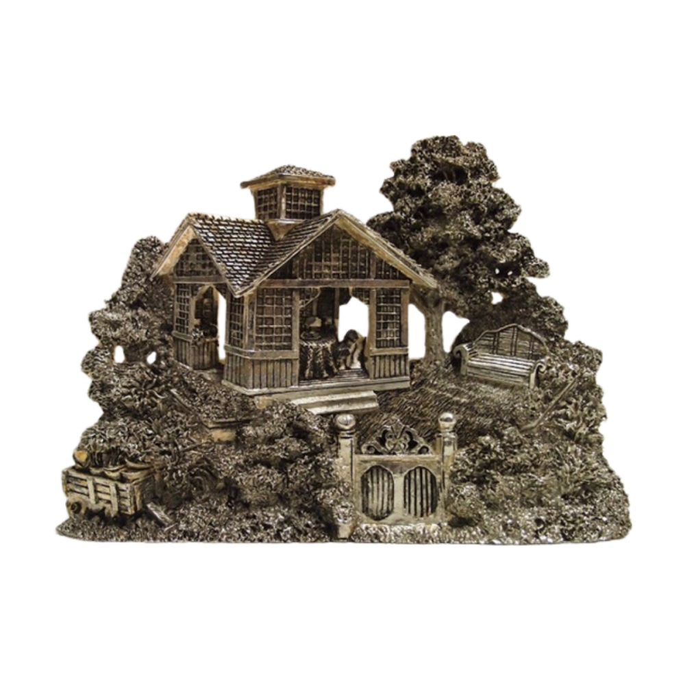 GLORIETA CON SILLON PLATINA 25 x 20 CMS.