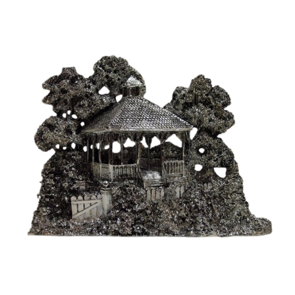 GLORIETA CUADRADA PLATINA 25 x 20 CMS.