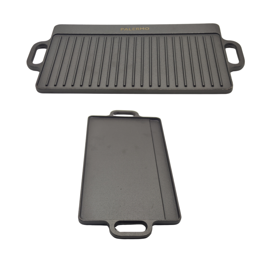 PLANCHA HIERRO RECTA C/ASAS 38X23 CM