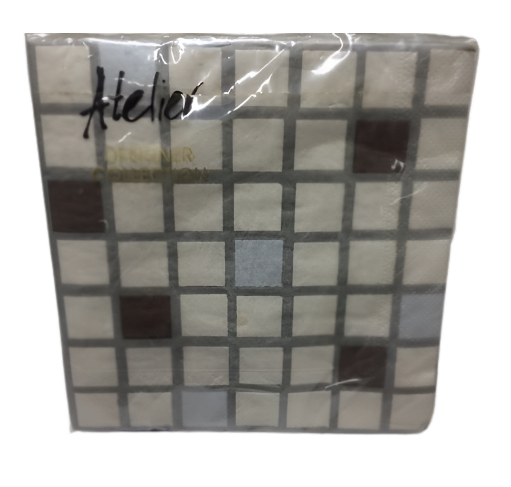 SERVILLETA DOMINO  - 17 x 17 CMS. � 20 UNIDADES