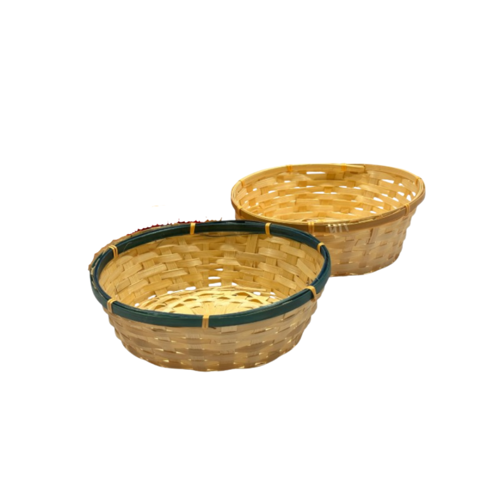 SET X 2 PANERA OVAL BAMBOO