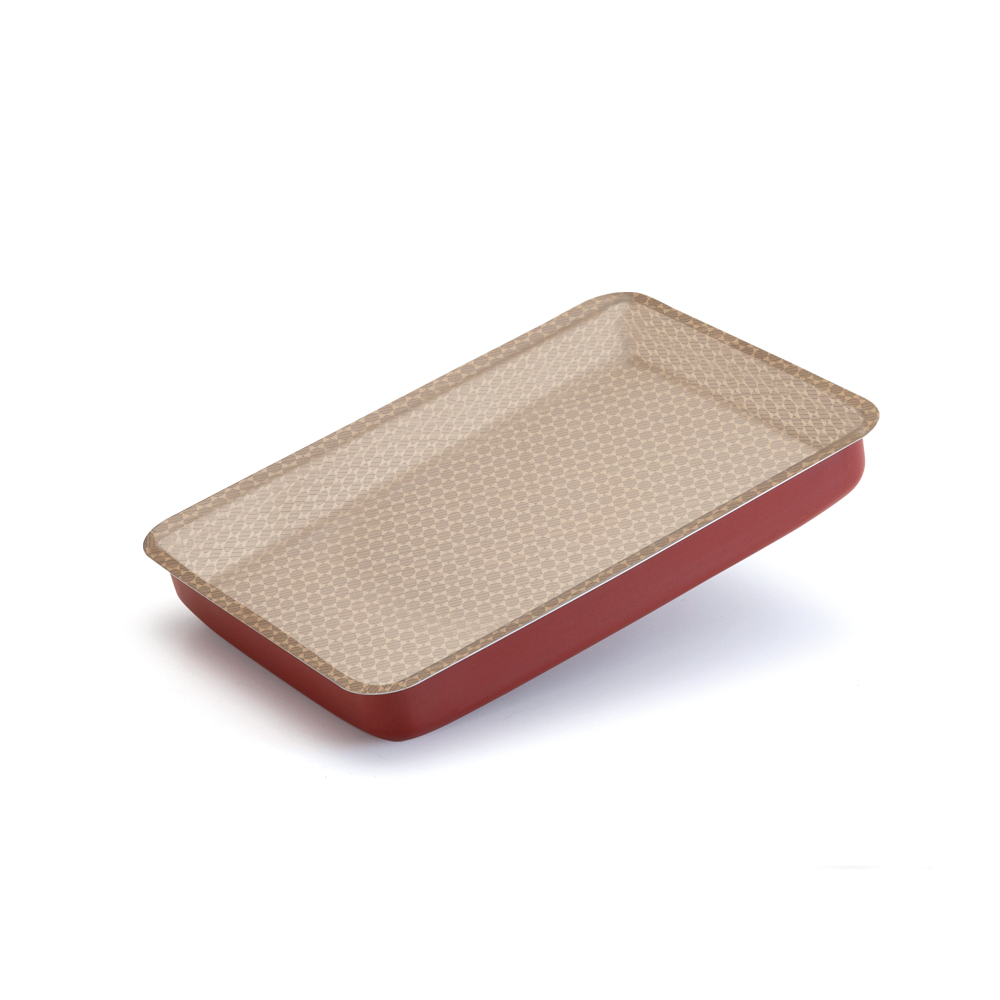 LUXURY ASADERA RECTA  - 27X37 CMS.