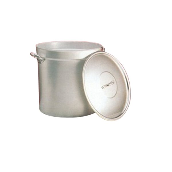 OLLA 2 ASAS DE BRONCE CON TAPA  26 CMS. ALUMINIO