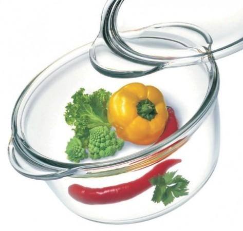 CACEROLA REDONDA CON TAPA CHATA  2.5 LT.