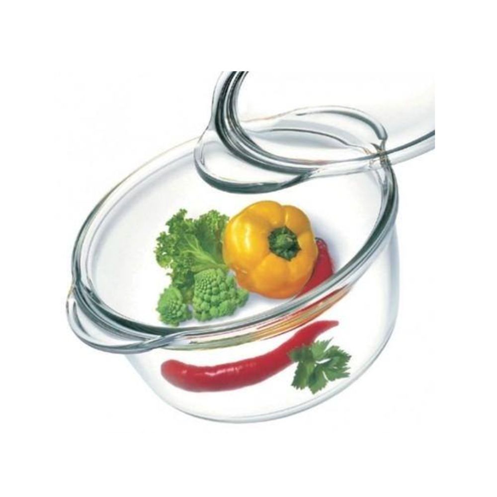 CACEROLA REDONDA CON TAPA CHATA  - 2.0 LT.