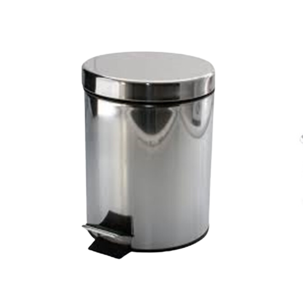 PAPELERA ACERO INOXIDABLE 8 LTS