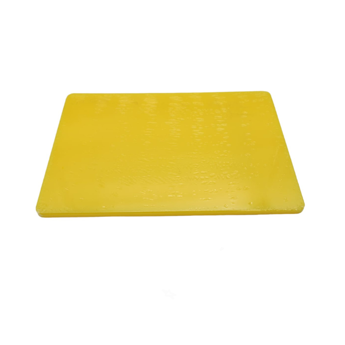 TABLA POLIPROPILENO 40 x 30 x 1,2 CMS. AMARILLA