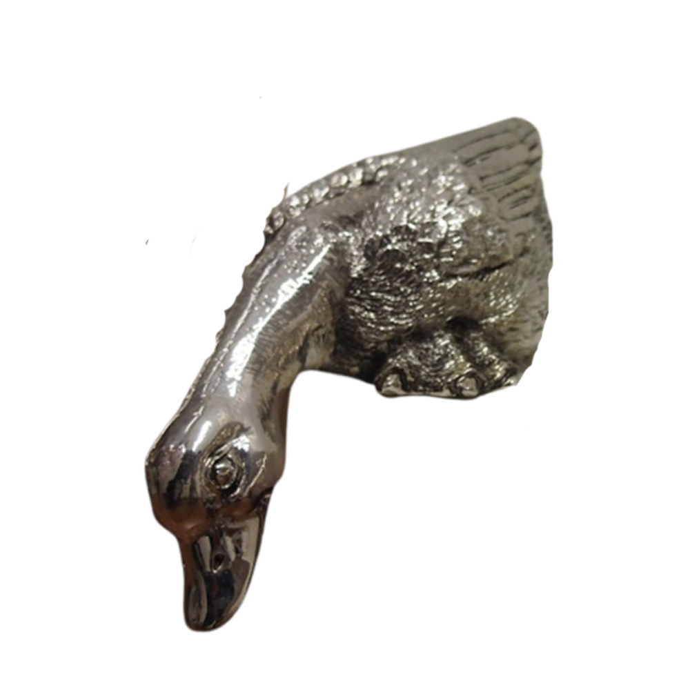 PATO PESCANDO PLATINA 25 CMS.