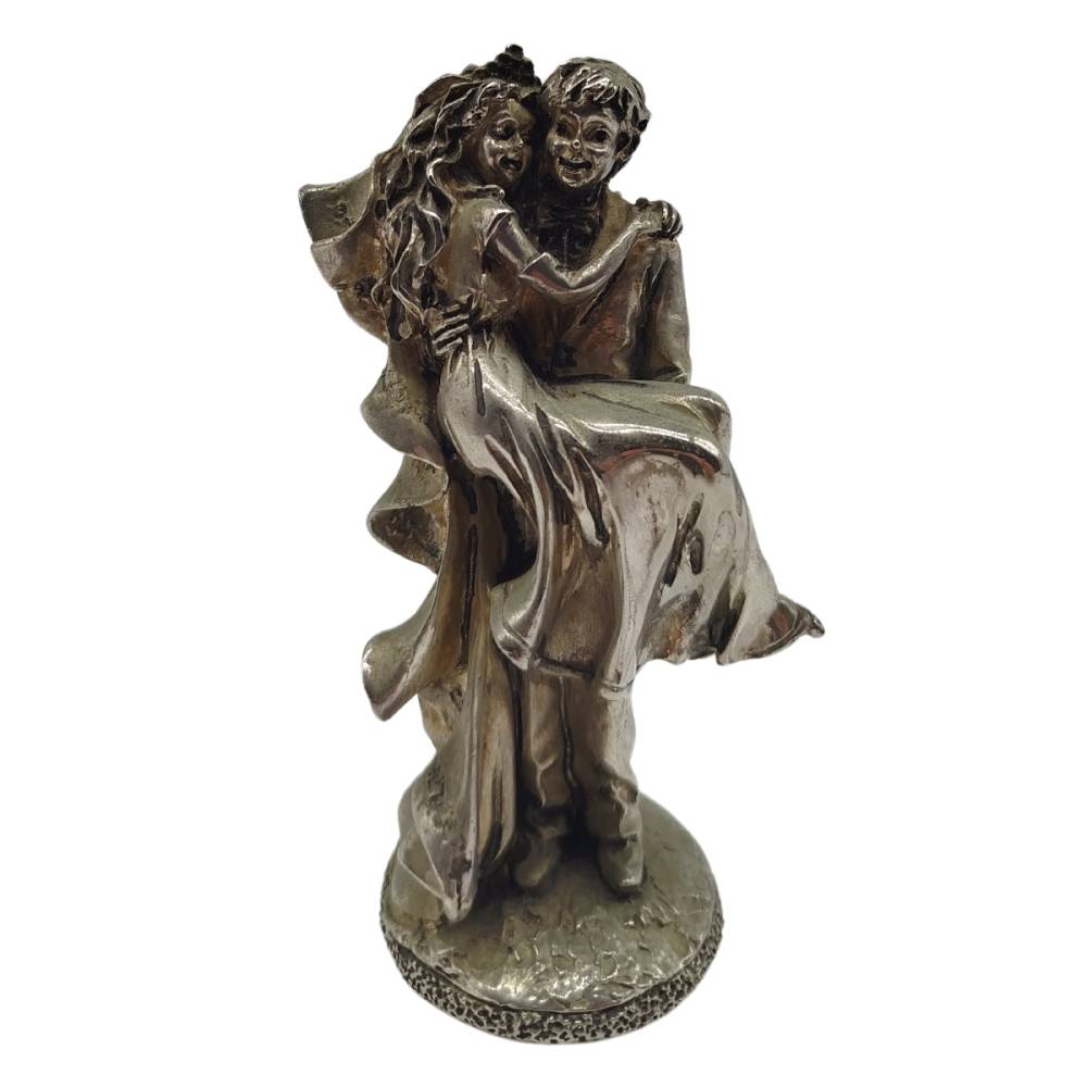 PAREJA RECIEN CASADA PLATINA 18 CMS.