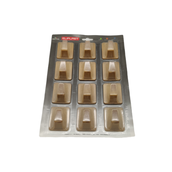 PERCHA MADERA GRANDE  - BLISTER X 12 UNIDADES
