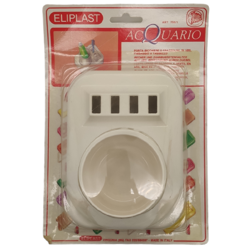 PORTA VASO Y CEPILLO DIENTES