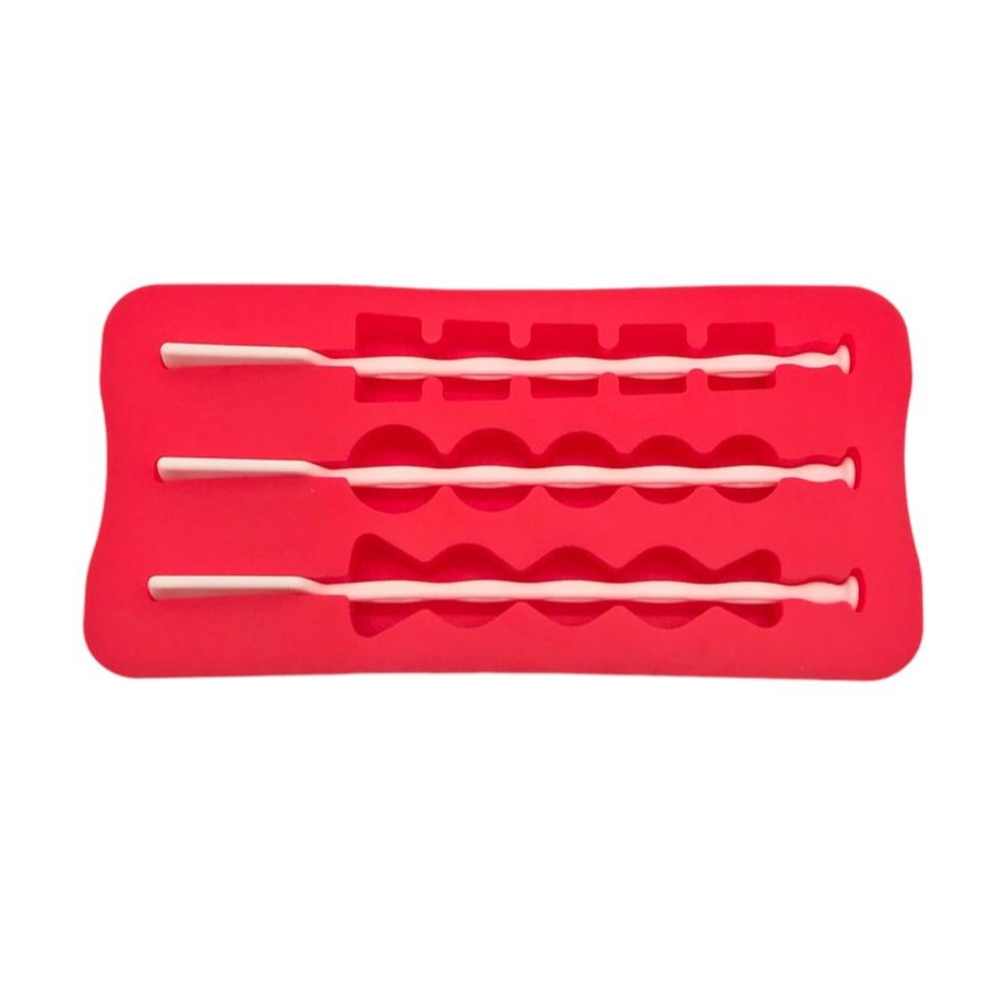 CUBETERA DE SILICONA  - ROJO